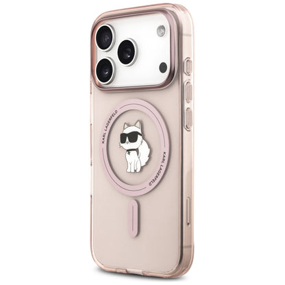 MagSafe tok Apple iPhone 17 Pro-hoz, Karl Lagerfeld, IML Choupette, Rózsaszín