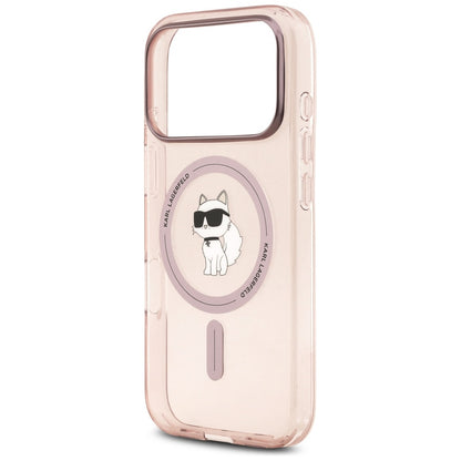 MagSafe tok Apple iPhone 17 Pro-hoz, Karl Lagerfeld, IML Choupette, Rózsaszín