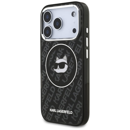 MagSafe tok Apple iPhone 17 Pro-hoz, Karl Lagerfeld, IML Choupette`s Head, Fekete