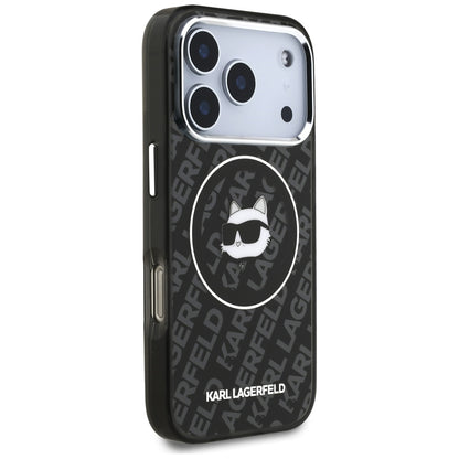 MagSafe tok Apple iPhone 17 Pro-hoz, Karl Lagerfeld, IML Choupette`s Head, Fekete