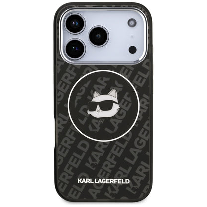 MagSafe tok Apple iPhone 17 Pro-hoz, Karl Lagerfeld, IML Choupette`s Head, Fekete