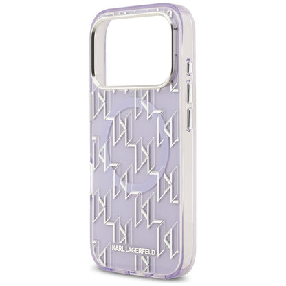 MagSafe tok Apple iPhone 17 Pro-hoz, Karl Lagerfeld, IML KL Monogram, Lila