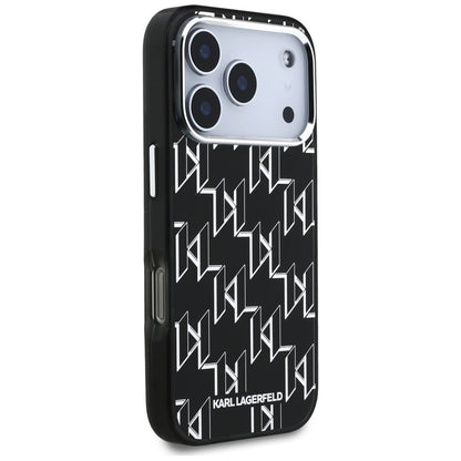 MagSafe tok Apple iPhone 17 Pro-hoz, Karl Lagerfeld, IML KL Monogram, Fekete