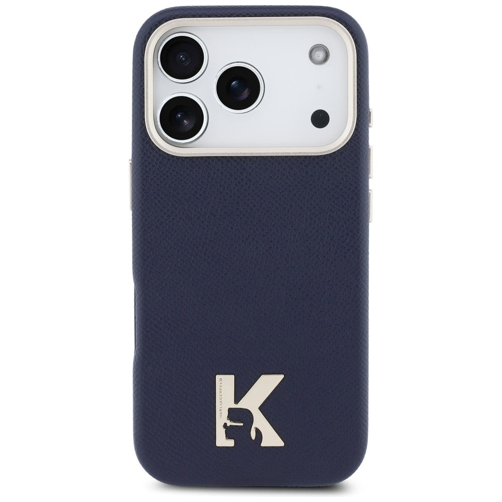 MagSafe tok Apple iPhone 17 Pro-hoz, Karl Lagerfeld, Karl Head Logo, Kék