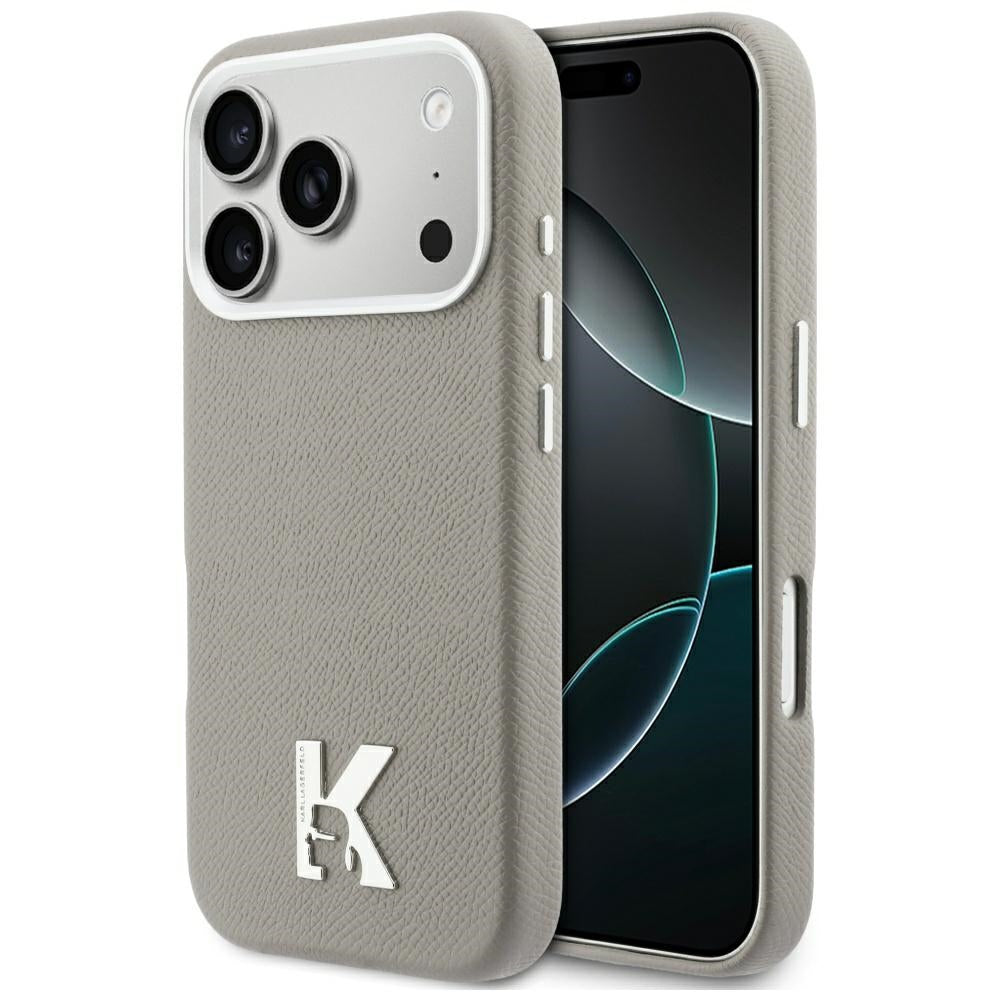 MagSafe tok Apple iPhone 17 Pro-hoz, Karl Lagerfeld, Karl Head Logo, Szürke