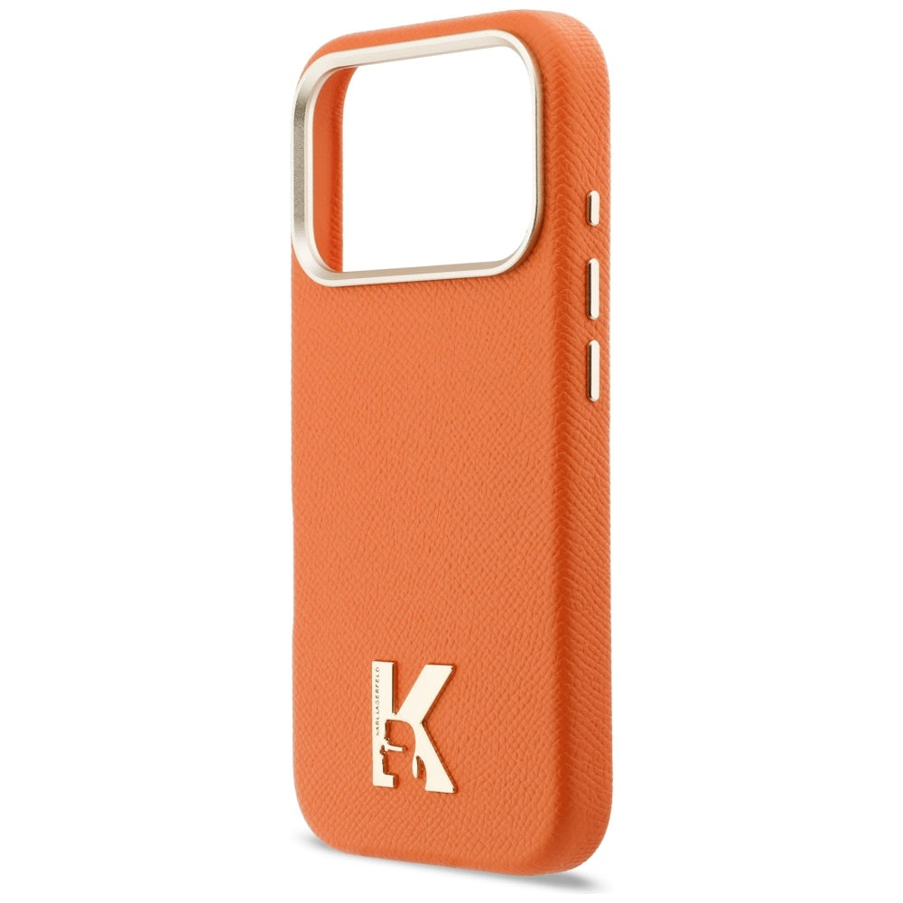 MagSafe tok Apple iPhone 17 Pro-hoz, Karl Lagerfeld, Karl Head Logo, Narancssárga