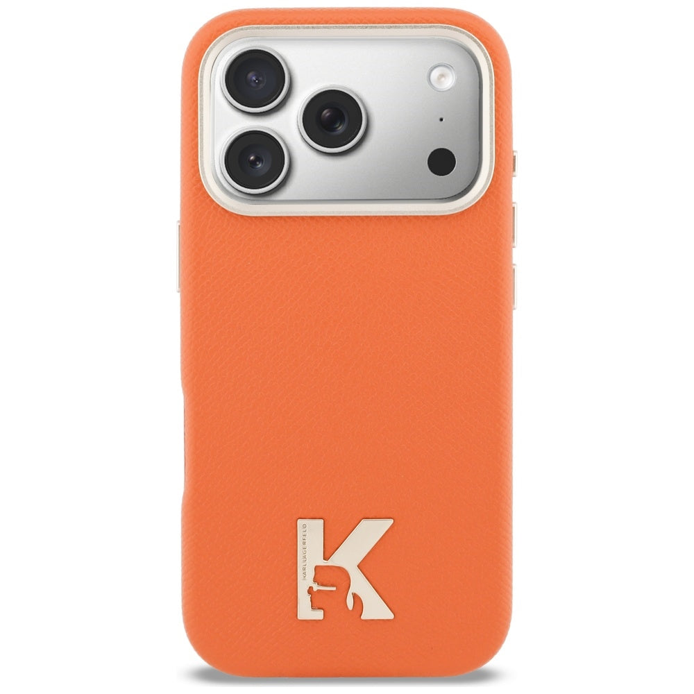 MagSafe tok Apple iPhone 17 Pro-hoz, Karl Lagerfeld, Karl Head Logo, Narancssárga