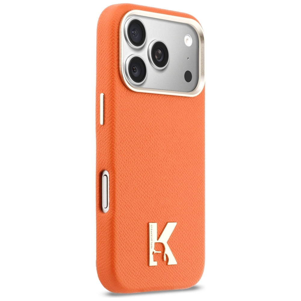 MagSafe tok Apple iPhone 17 Pro-hoz, Karl Lagerfeld, Karl Head Logo, Narancssárga