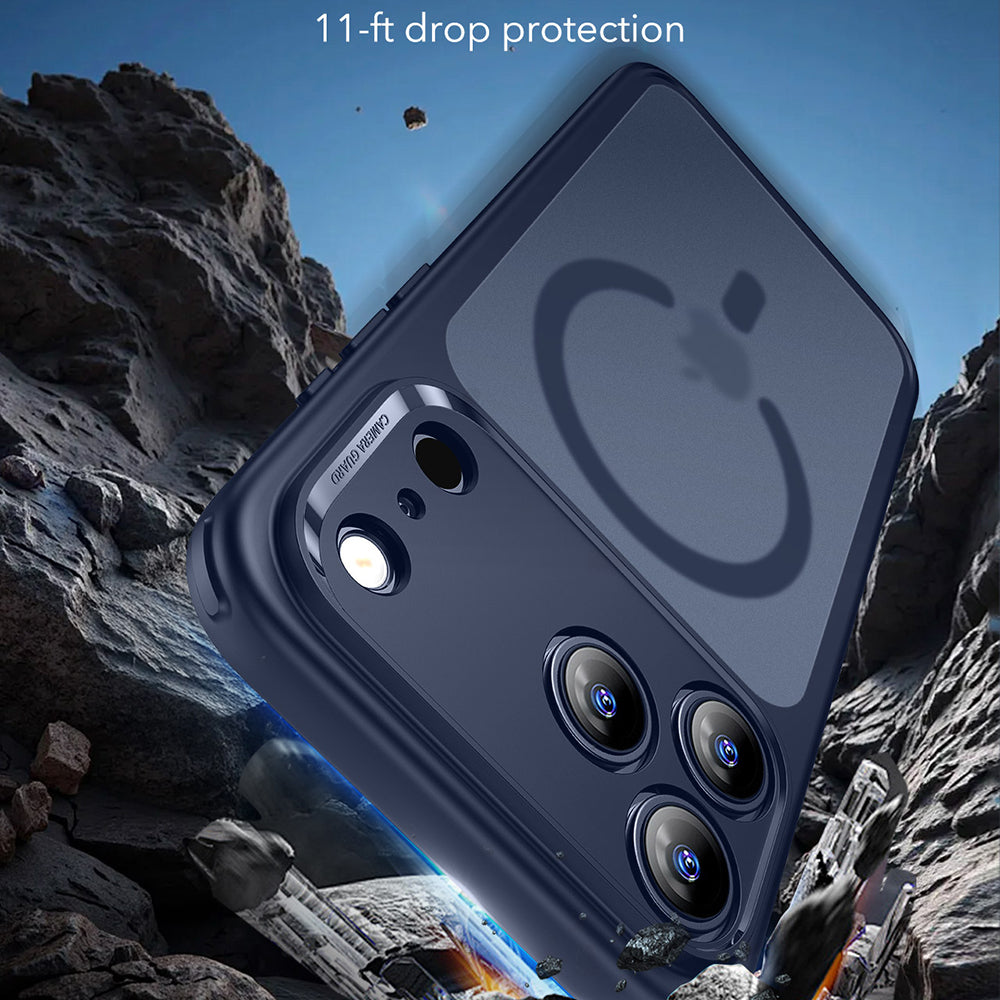 MagSafe tok Apple iPhone 17 Pro Max-hoz, ESR, Classic Hybrid, Szaténkék