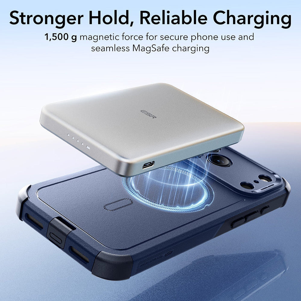 MagSafe tok Apple iPhone 17 Pro Max-hoz, ESR, Cyber, Kék