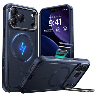 MagSafe tok Apple iPhone 17 Pro Max-hez, ESR, Cyber Armor Kickstand, Kék