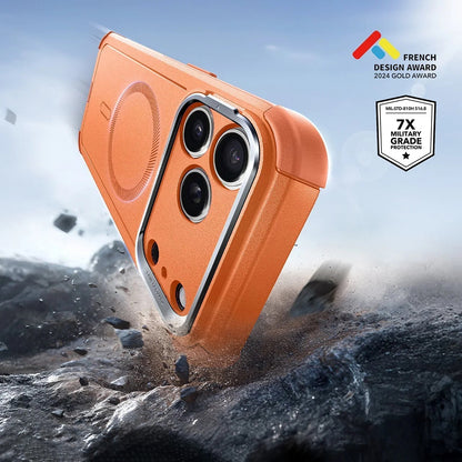 MagSafe tok Apple iPhone 17 Pro Max-hez, ESR, Cyber Armor Kickstand, Narancssárga