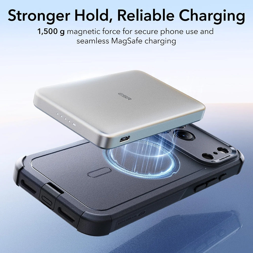 MagSafe tok Apple iPhone 17 Pro Max-hoz, ESR, Cyber, Fekete