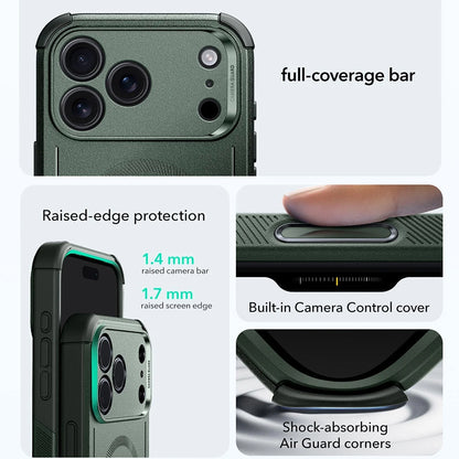 MagSafe tok Apple iPhone 17 Pro Max-hoz, ESR, Cyber, Zöld