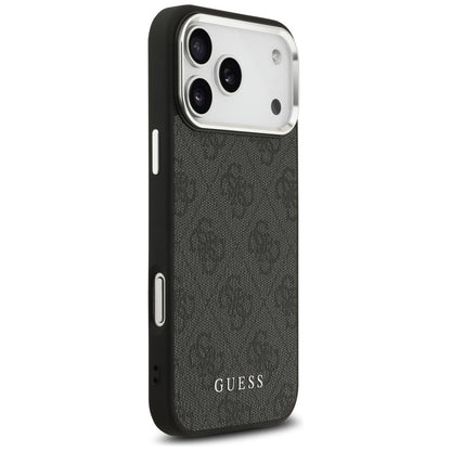 MagSafe tok Apple iPhone 17 Pro Max-hez, Guess, 4G Classic Logo, Fekete