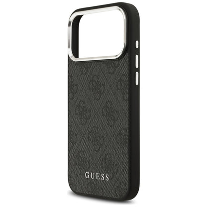 MagSafe tok Apple iPhone 17 Pro Max-hez, Guess, 4G Classic Logo, Fekete