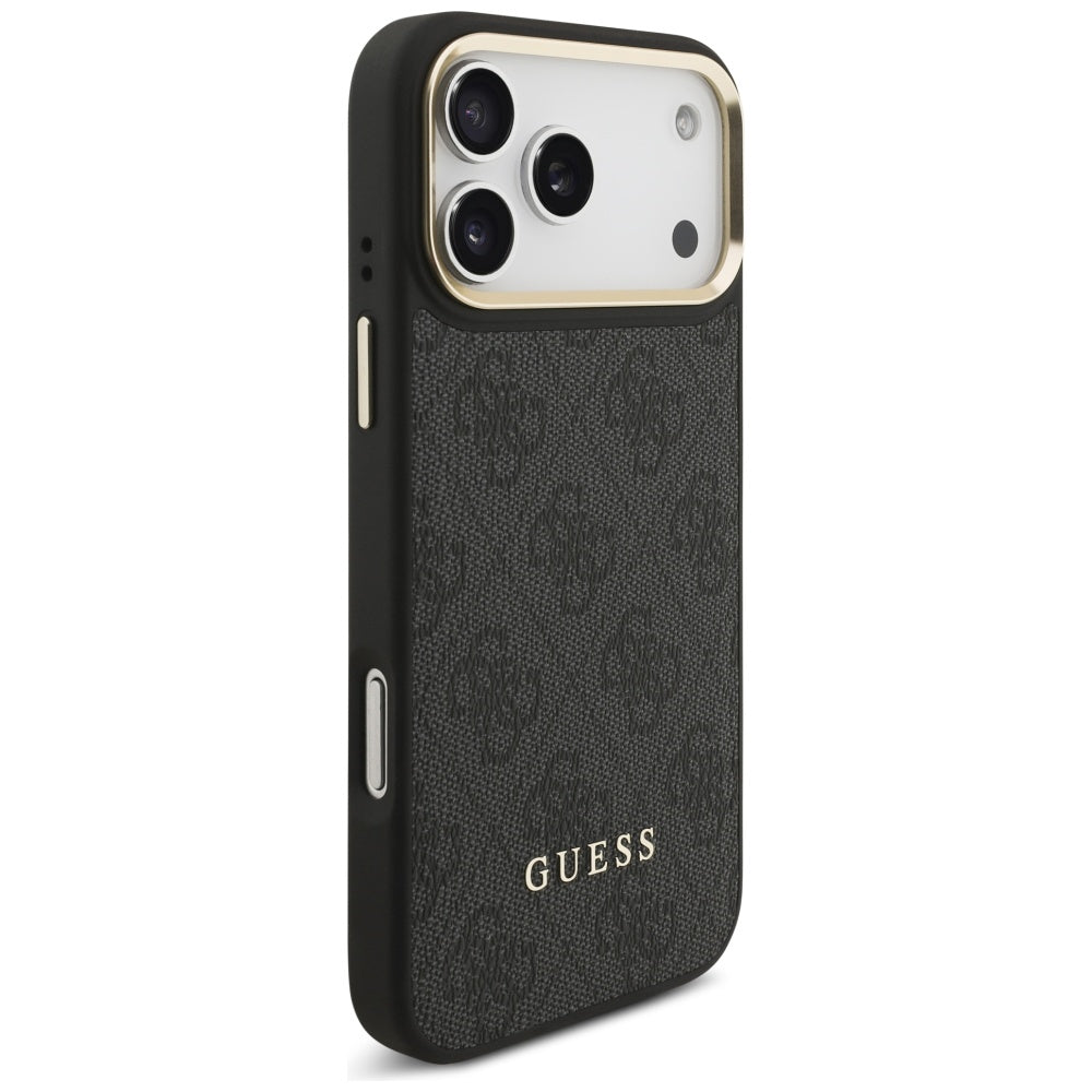 MagSafe tok Apple iPhone 17 Pro Max-hez, Guess, 4G kártyahely, Fekete