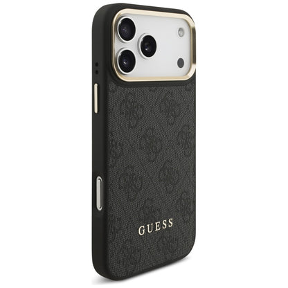 MagSafe tok Apple iPhone 17 Pro Max-hez, Guess, 4G kártyahely, Fekete