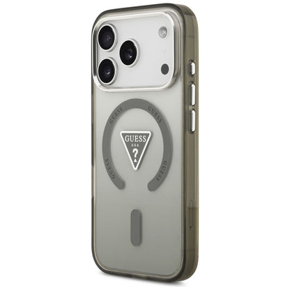 MagSafe tok Apple iPhone 17 Pro Max-hez, Guess, IML Gradient Triangle Logo, Kaki