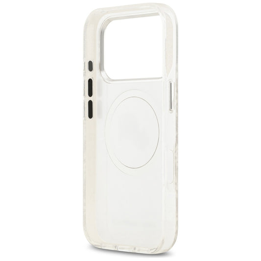 MagSafe tok Apple iPhone 17 Pro Max-hoz, Karl Lagerfeld, Glitter Karl & Choupette Head, Fehér