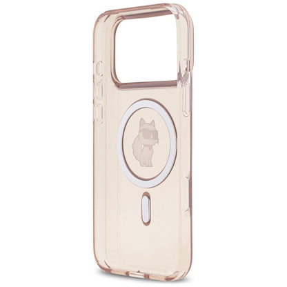 MagSafe tok Apple iPhone 17 Pro Max-hez, Karl Lagerfeld, IML Choupette, Rózsaszín