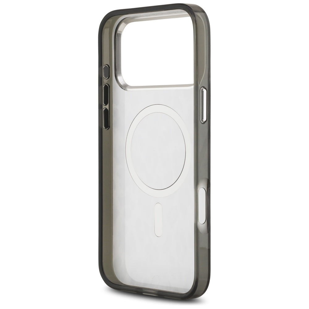 MagSafe tok Apple iPhone 17 Pro Max-hez, Karl Lagerfeld, IML Leopard minta, Fekete