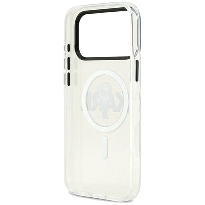 MagSafe tok Apple iPhone 17 Pro Max-hez, Karl Lagerfeld, IML Sketch Logo Karl, Átlátszó