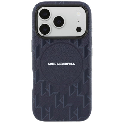 MagSafe tok Apple iPhone 17 Pro Max-hoz, Karl Lagerfeld, KL Monogram Logo, Kék