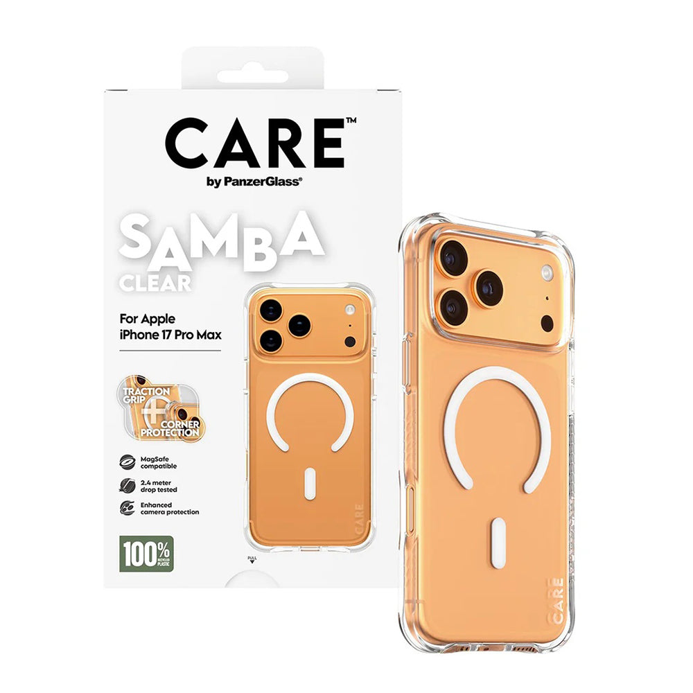 MagSafe tok Apple iPhone 17 Pro Max-hoz, PanzerGlass, Divatos, Átlátszó Fehér