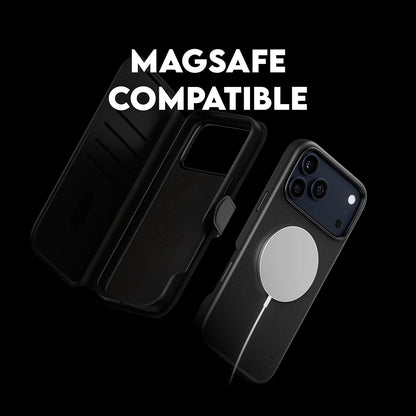 MagSafe tok Apple iPhone 17 Pro Max-hez, PanzerGlass, Care Feature Tango Two-in-One, Fekete