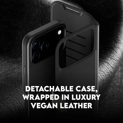 MagSafe tok Apple iPhone 17 Pro Max-hez, PanzerGlass, Care Feature Tango Two-in-One, Fekete
