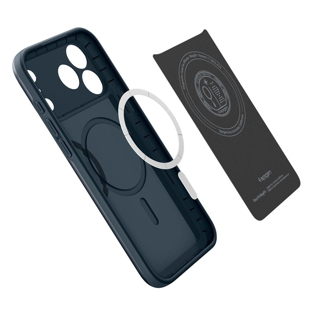MagSafe tok Apple iPhone 17 Pro Max-hoz, Spigen, Thin Fit, Kék ACS10277