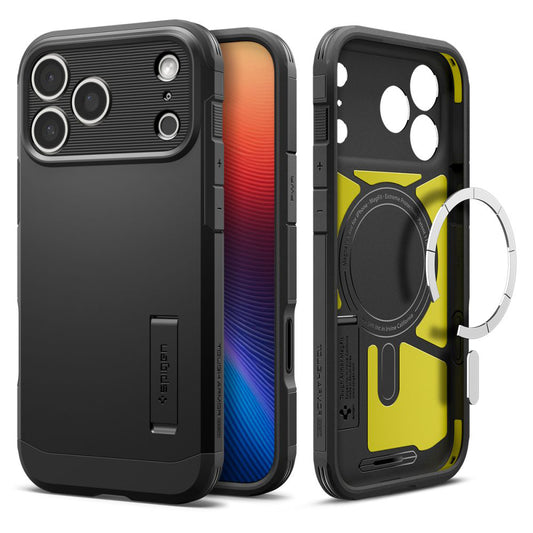 MagSafe tok Apple iPhone 17 Pro Max-hoz, Spigen, Tough Armor T, Fekete