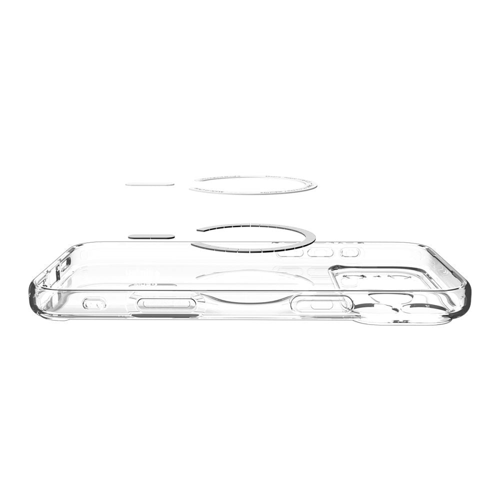 MagSafe tok Apple iPhone 17 Pro Max-hez, Spigen, Ultra Hybrid, Szatén Fehér