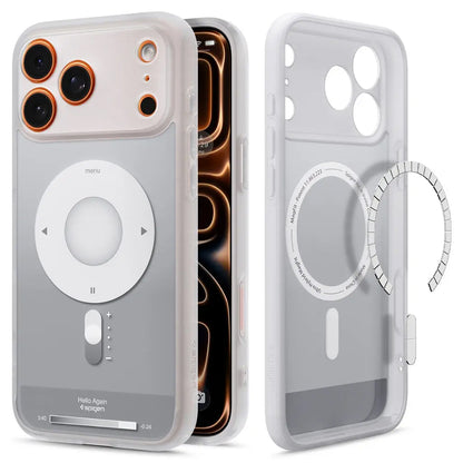 MagSafe tok Apple iPhone 17 Pro Max-hoz, Spigen, Ultra Hybrid Classic, Ezüst