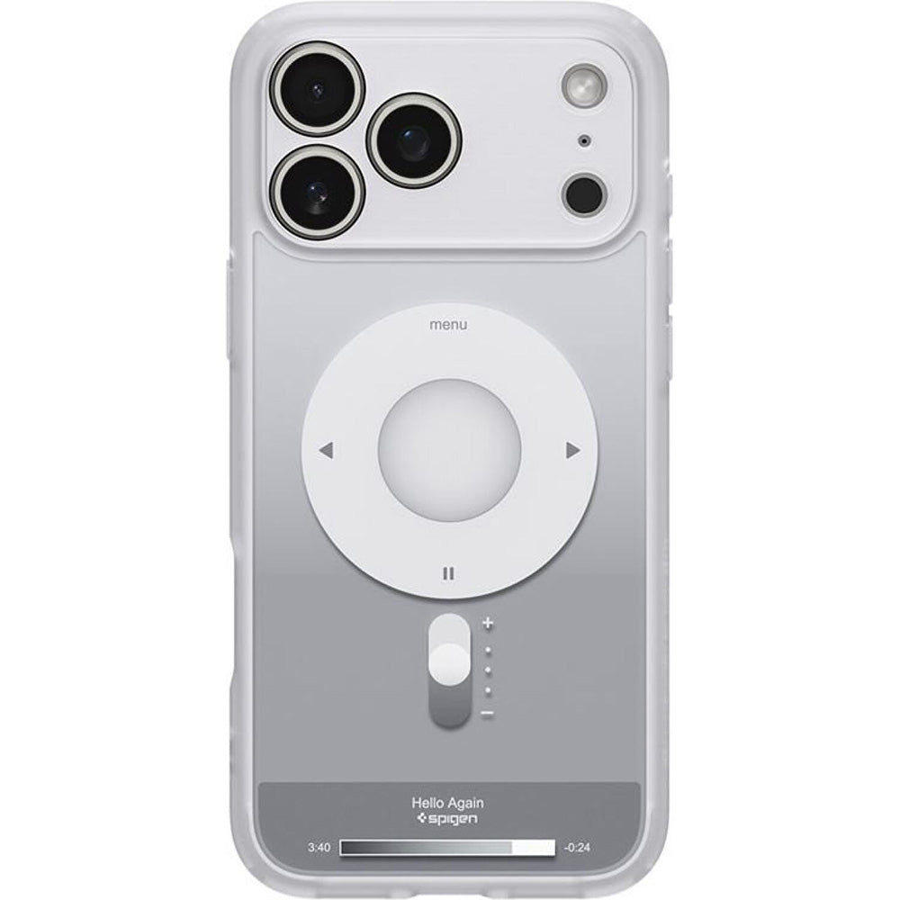 MagSafe tok Apple iPhone 17 Pro Max-hoz, Spigen, Ultra Hybrid Classic, Ezüst