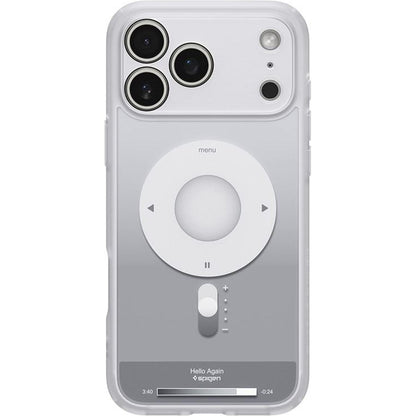 MagSafe tok Apple iPhone 17 Pro Max-hoz, Spigen, Ultra Hybrid Classic, Ezüst