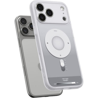 MagSafe tok Apple iPhone 17 Pro Max-hoz, Spigen, Ultra Hybrid Classic, Ezüst