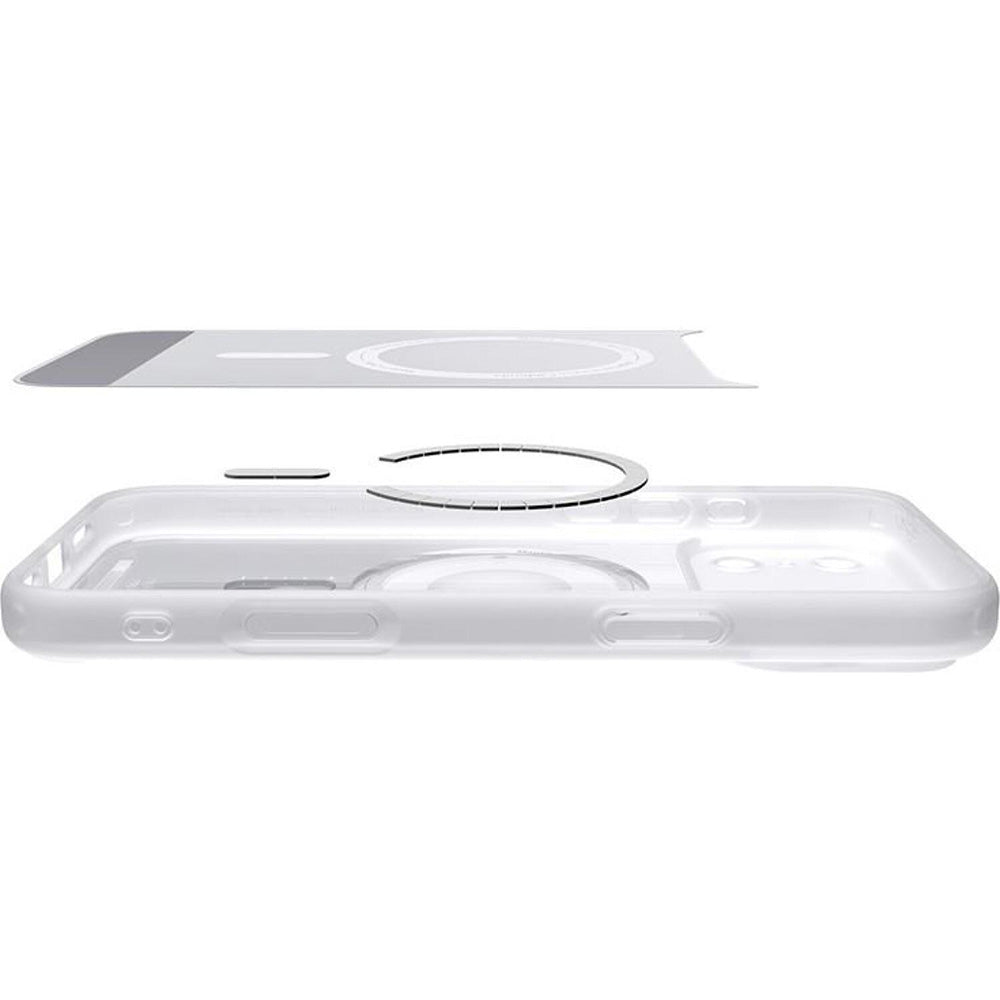 MagSafe tok Apple iPhone 17 Pro Max-hoz, Spigen, Ultra Hybrid Classic, Ezüst