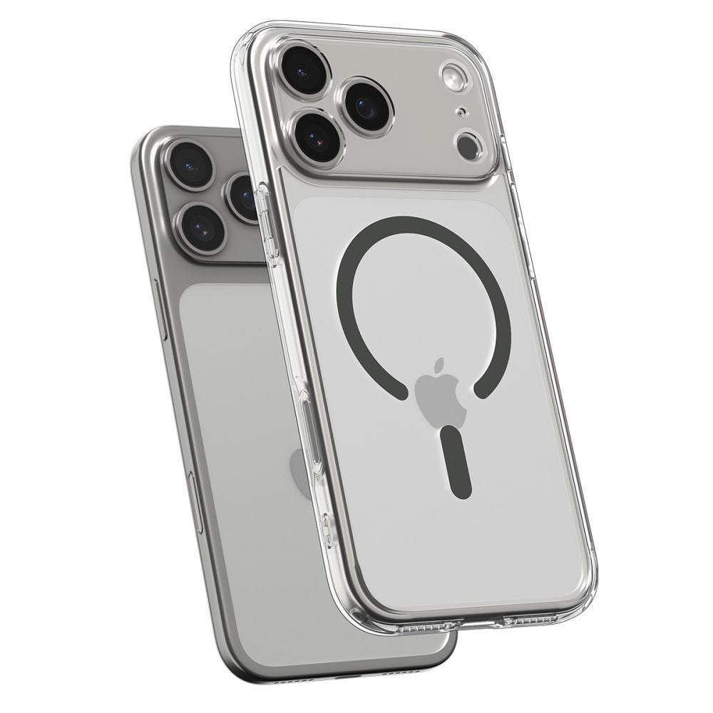 MagSafe tok Apple iPhone 17 Pro Max-hez, Spigen, Ultra Hybrid, Szürke