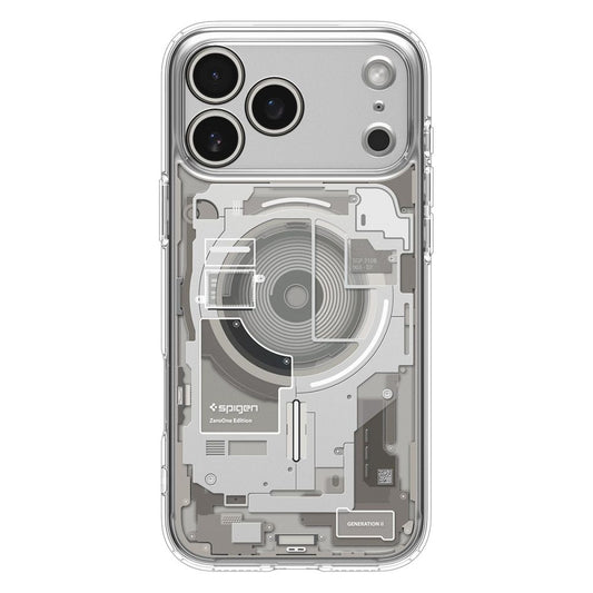 MagSafe tok Apple iPhone 17 Pro Max-hez, Spigen, Ultra Hybrid Neo One, Átlátszó