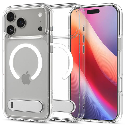 MagSafe tok Apple iPhone 17 Pro Max-hez, Spigen, Ultra Hybrid S, Átlátszó