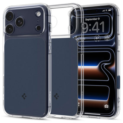 MagSafe tok Apple iPhone 17 Pro Max-hez, Spigen, Ultra Hybrid T, Matt Kék ACS10473