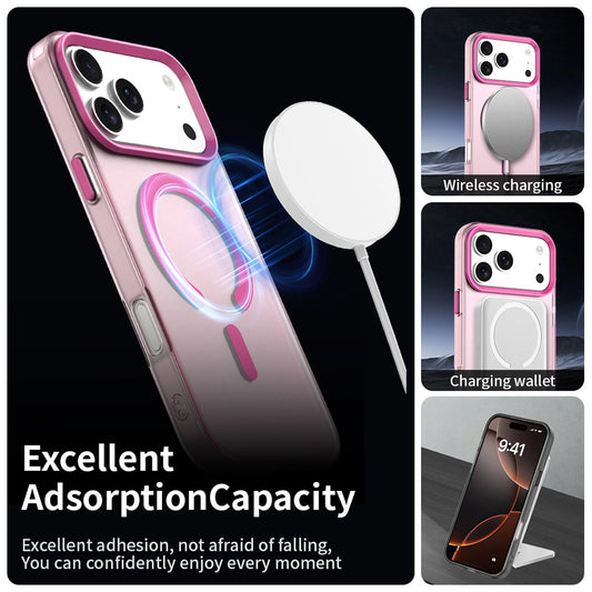 MagSafe tok Apple iPhone 17 Pro Max-hoz, Techsuit, CandyCase, Rózsaszín