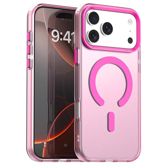 MagSafe tok Apple iPhone 17 Pro Max-hoz, Techsuit, CandyCase, Rózsaszín