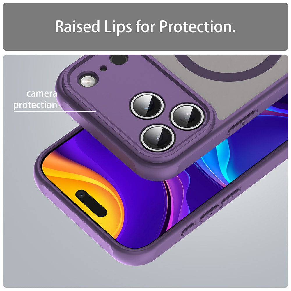 MagSafe tok Apple iPhone 17 Pro Max-hoz, Techsuit, HaloFrost II, Lila