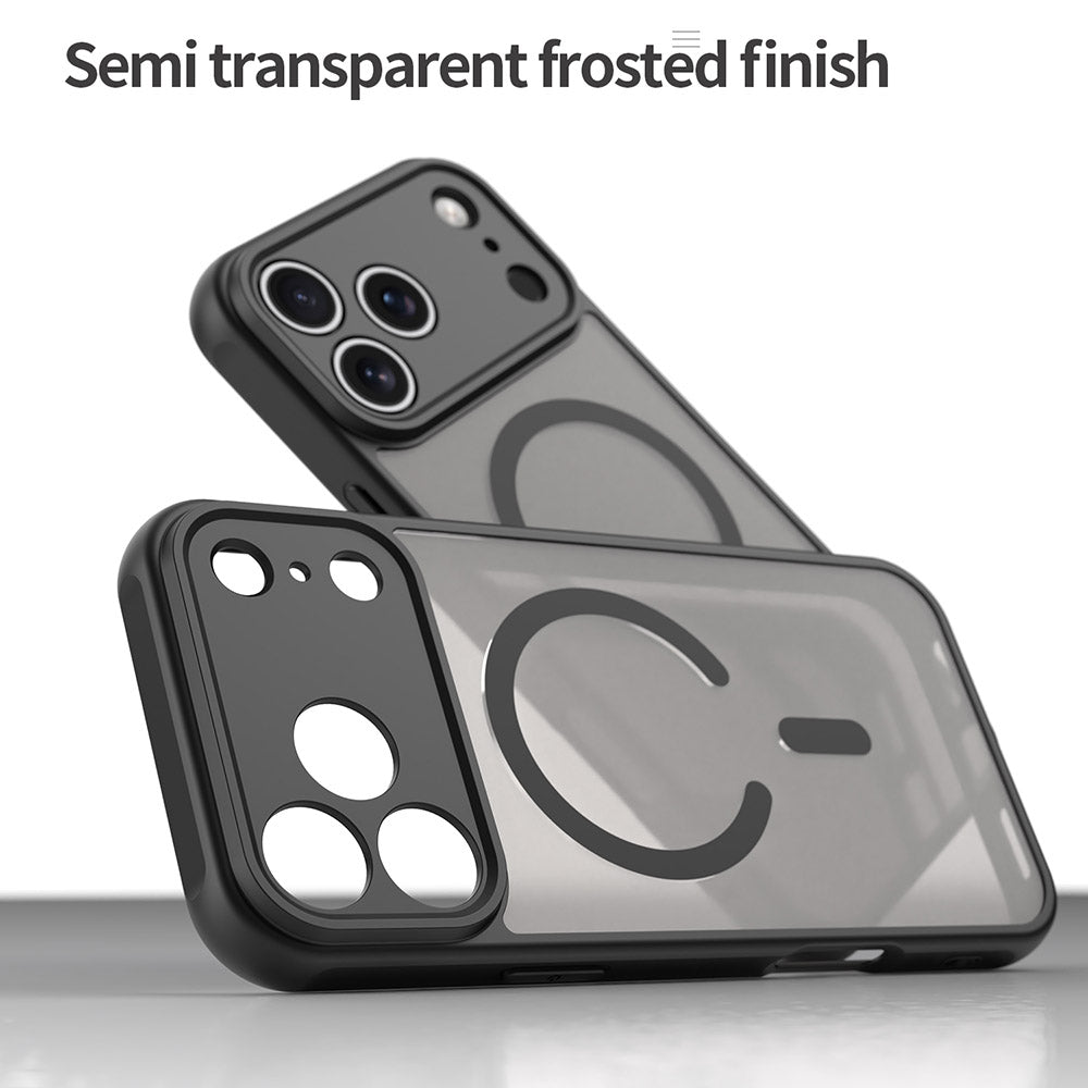 MagSafe tok Apple iPhone 17 Pro Max-hoz, Techsuit, HaloFrost II, Fekete