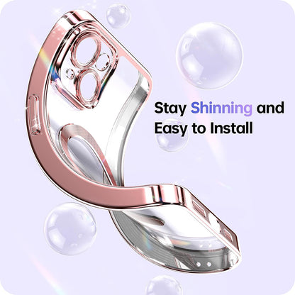 MagSafe tok Apple iPhone 17 Pro Max-hoz, Techsuit, Luxury Glitter, Világoslila