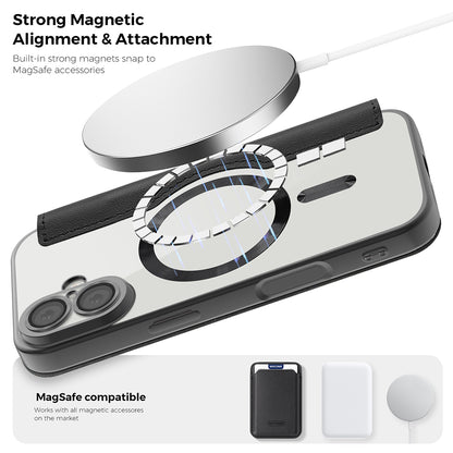 MagSafe tok Apple iPhone 17 Pro Max-hoz, Techsuit, SmartMag Book, Lila