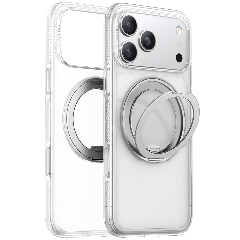 MagSafe tok Apple iPhone 17 Pro Max-hoz, Torras, Ostand R Fitness, Átlátszó